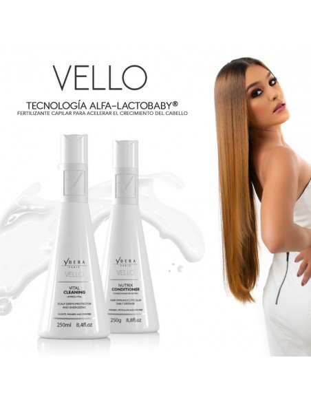 Pack Ybera Vital Vello. Champú, Acondicionador y Serum. Tratamiento Crecimiento y Anticaída.
